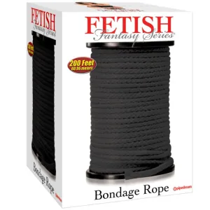 Bondageseil Schwarz 60,96 Meter von Fetish Fantasy Series | Fesselliebe.de
