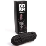 Schwarzes Bondage-Seil Bdsm-Kollektion von Secretplay 100% Fetish | Fesselliebe.de