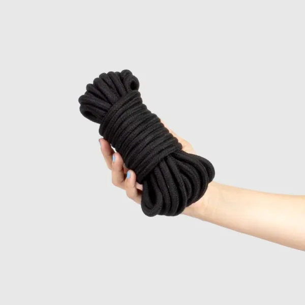 Schwarzes Bondage-Seil Bdsm-Kollektion von Secretplay 100% Fetish | Fesselliebe.de