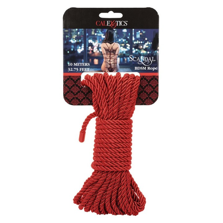 Scandal Red Bdsm-Seil 10 M von Calexotics | Fesselliebe.de