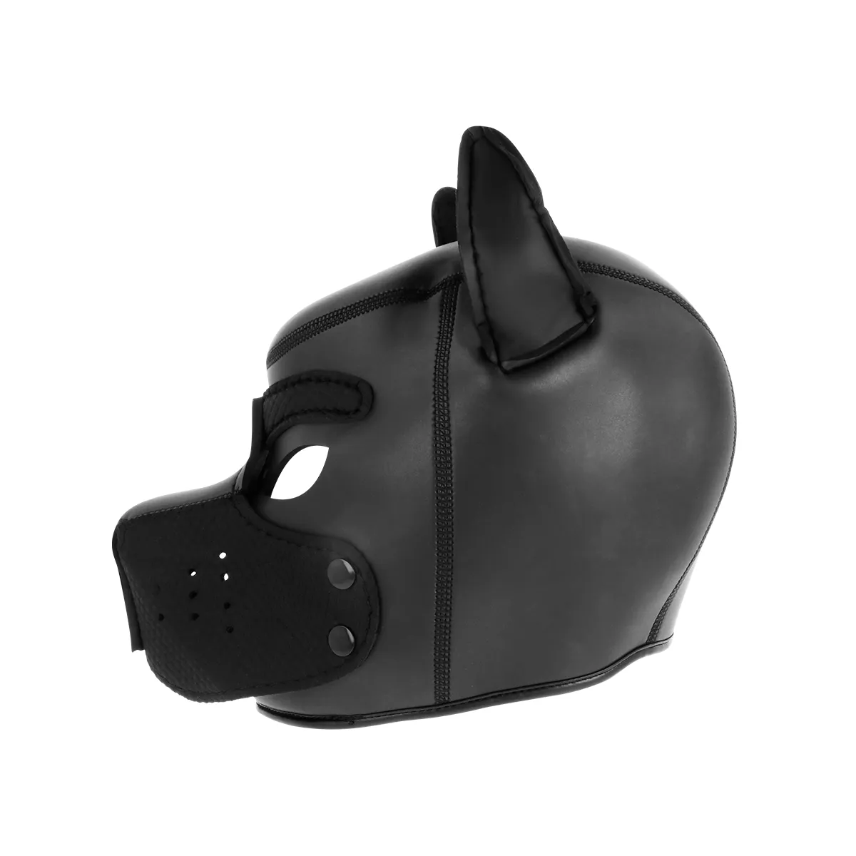 Neopren-Hundemaske mit Abnehmbarer Maule M von Darkness Bondage | Fesselliebe.de