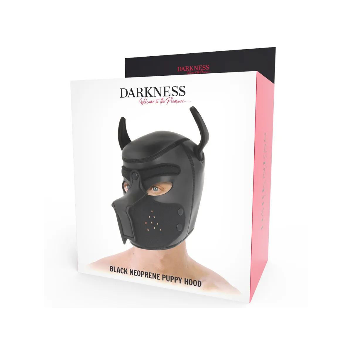 Neopren-Hundemaske mit Abnehmbarer Maule L von Darkness Bondage | Fesselliebe.de
