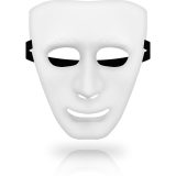 Masken, Weisse Maske, eine Grösse von Ohmama Masks | Fesselliebe.de