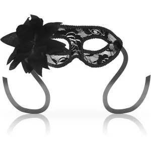 Masken Schwarze Spitzen- und Blumenmasken von Ohmama Masks | Fesselliebe.de