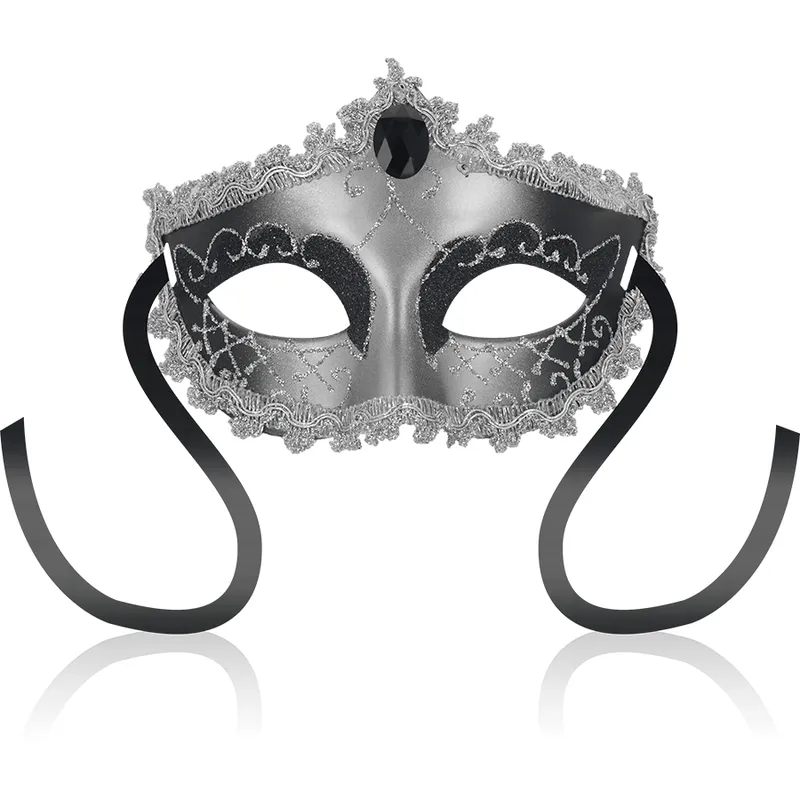 Masken Schwarze Diamondgrau Maske von Ohmama Masks | Fesselliebe.de