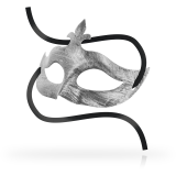 Masken Flower De Lis Silber Maske von Ohmama Masks | Fesselliebe.de