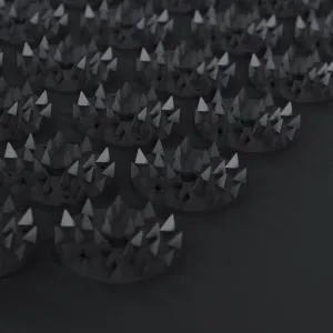 Körpermassage-Akupressurmatte Schwarz von Lelo