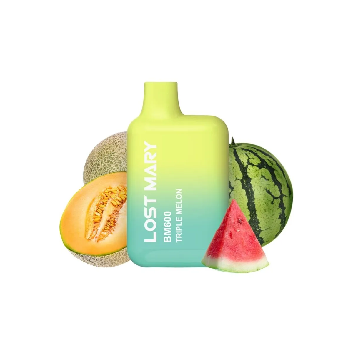 Bm600 Nicotine Vaper 2% Einweg Triple Melon von Lost Mary | Fesselliebe.de