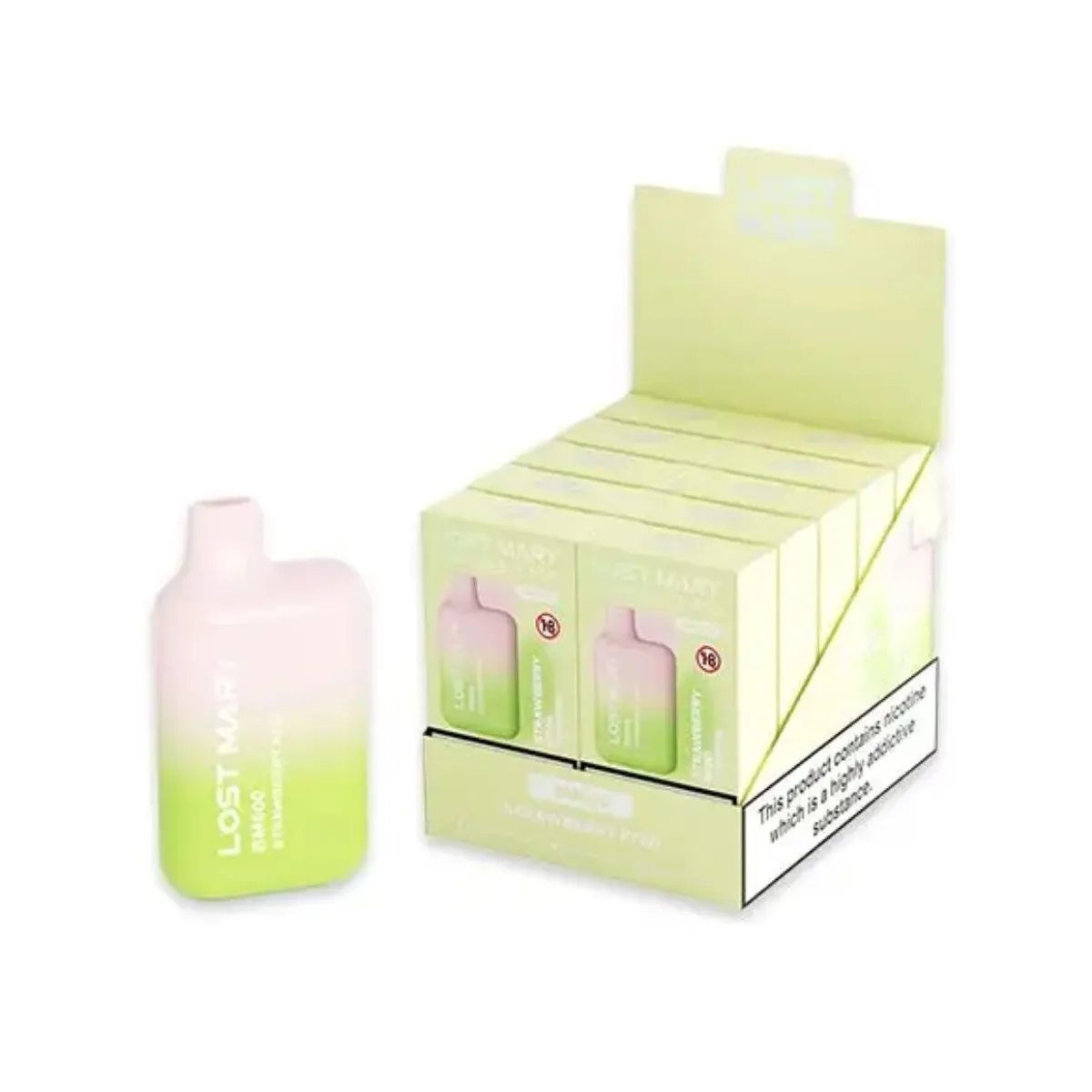 Bm600 Nikotin-Vaper 2% Einweg Erdbeere Kiwi von Lost Mary | Fesselliebe.de