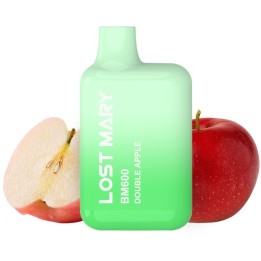 Bm600 Nicotine Vaper 2% Einweg Doppelter Apfel von Lost Mary | Fesselliebe.de