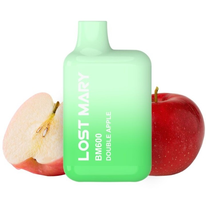 Bm600 Nicotine Vaper 2% Einweg Doppelter Apfel von Lost Mary | Fesselliebe.de