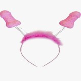 6 Stück Pito Pink Glitterantennen von Diablo Picante | Fesselliebe.de