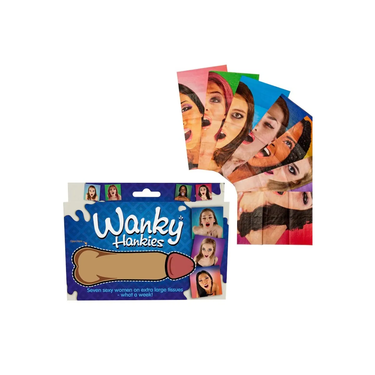 Wanky Hankies 7 Extra Große Damentaschentücher von Spencer & Fletwood | Fesselliebe.de