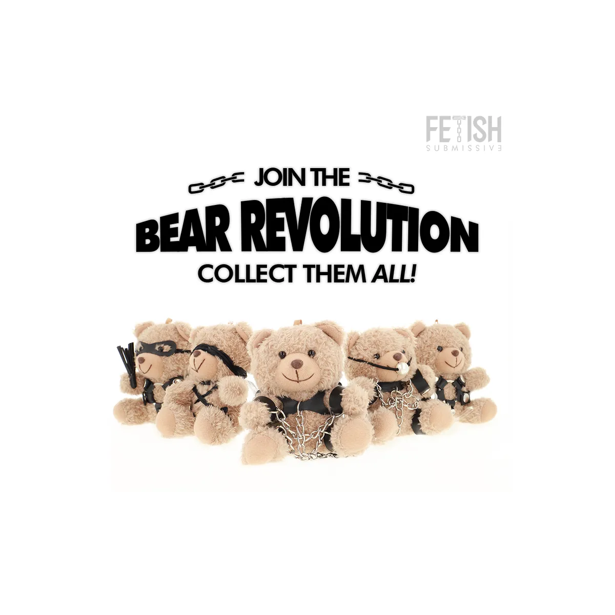 Yogi Teddybär Bdsm Modell 1 von Fetish Submissive Rebel Toys | Fesselliebe.de