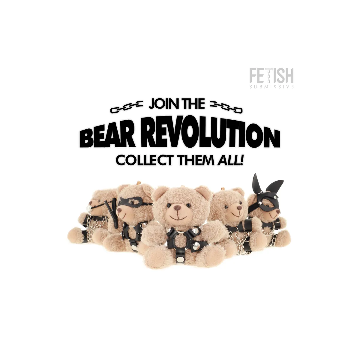 Bongo Teddybär Bdsm Modell 4 von Fetish Submissive Rebel Toys | Fesselliebe.de
