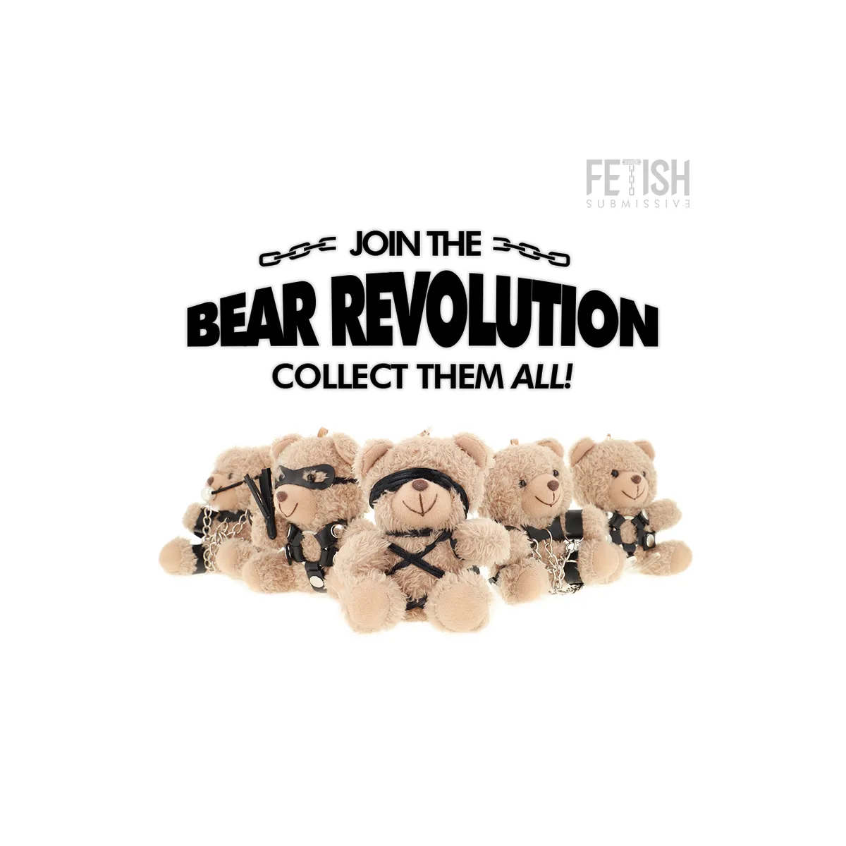 Winnie Teddybär Bdsm Modell 6 von Fetish Submissive Rebel Toys | Fesselliebe.de