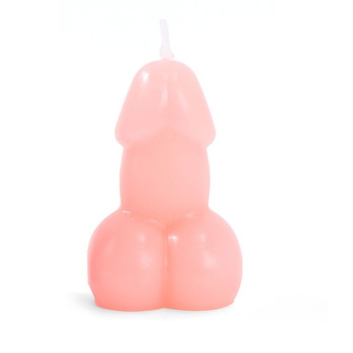 Penisförmige Kerze In Rosa Farbe von Diablo Picante | Fesselliebe.de