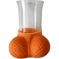 Shotglas aus Glas mit natürlichen Eiern von Diablo Picante