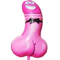 Rosa Partyballon In Penisform von Diablo Picante