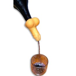 Goldene Weinkaraffe In Penisform von Diablo Picante | Fesselliebe.de