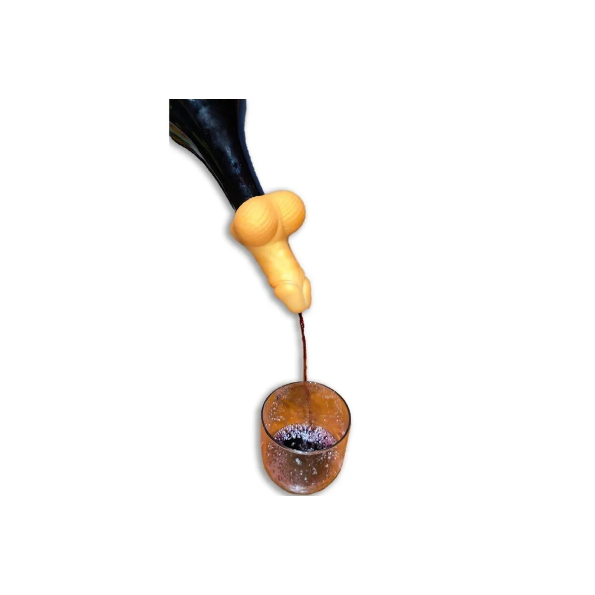 Goldene Weinkaraffe In Penisform von Diablo Picante | Fesselliebe.de