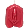 Vagina-Förmige Kerze Rot von Diablo Picante