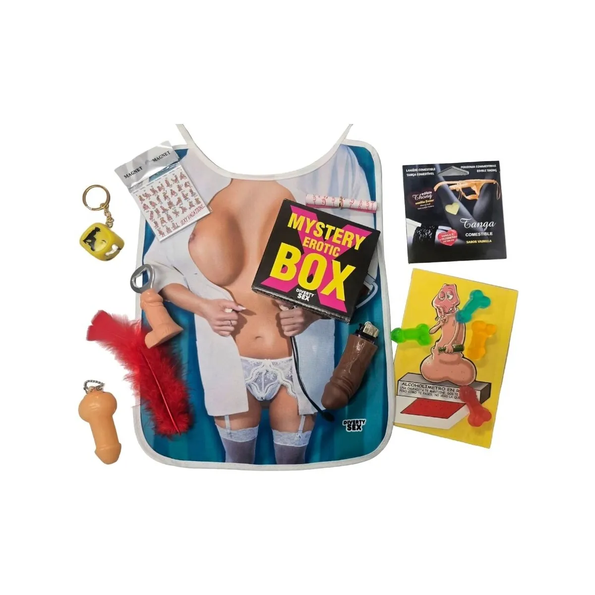 Erotiker-Überraschungsbox für Sie 10 X 10 von Diablo Picante | Fesselliebe.de