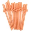 10 Strohhalme In Penisform von Diablo Picante