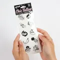 Set mit 10 Temporren Tattoos aus der Spicy Collection von Secretplay