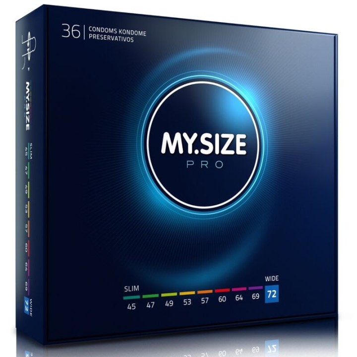 Pro Kondome 72 Mm 36 Stück von My Size Pro | Fesselliebe.de