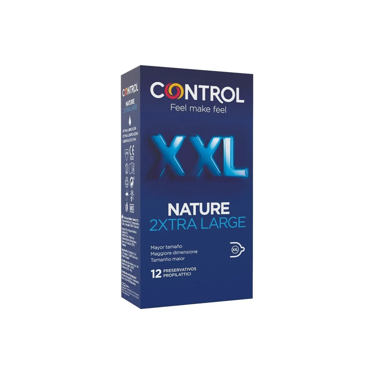 Nature 2xtra Large XXL Kondome - 12 Stück von Control Kondoms | Fesselliebe.de