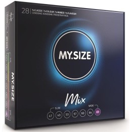 Mix Kondome 69 Mm 28 Stück von My Size Mix | Fesselliebe.de