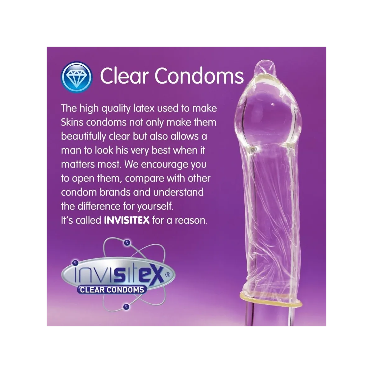 Extra Grosse Premium-Kondome Packung 16 von Skins | Fesselliebe.de