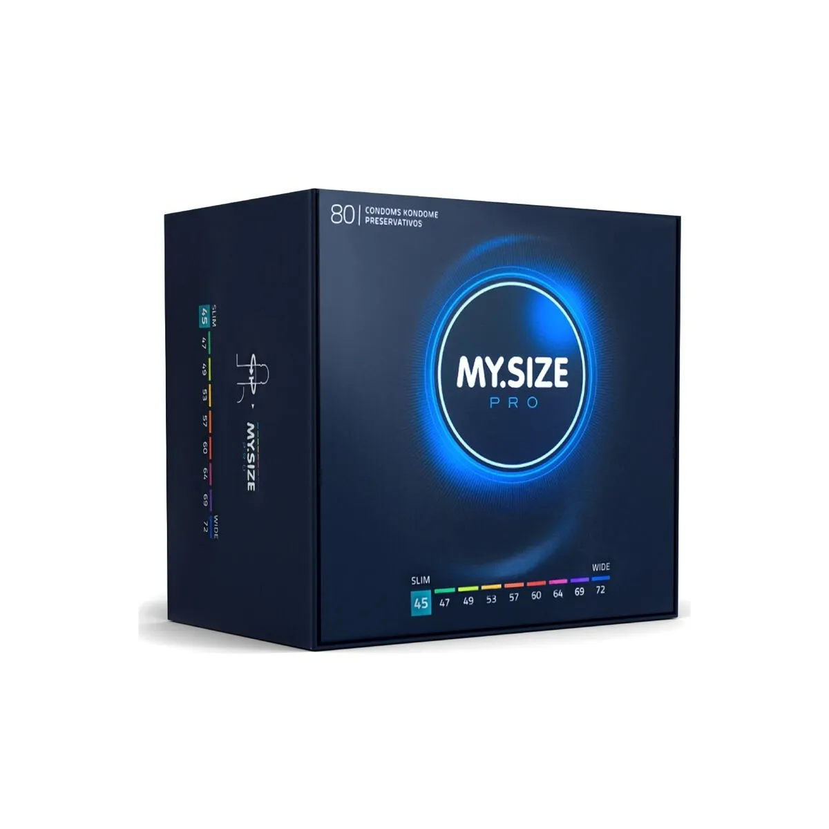 Pro Kondome 45 Mm 80 Stück von My Size Pro | Fesselliebe.de