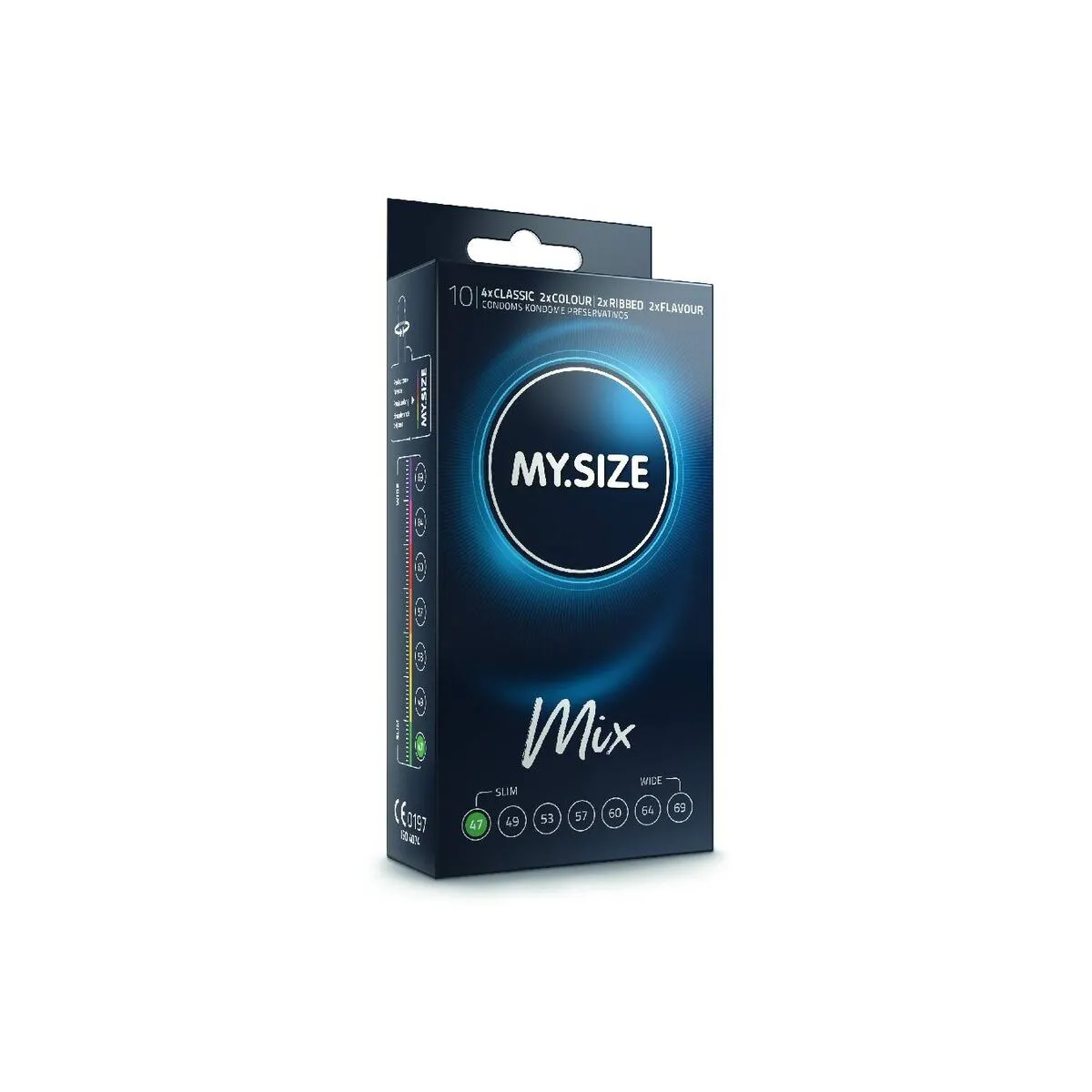 Mix Kondome 47 Mm 10 Stück von My Size Mix | Fesselliebe.de