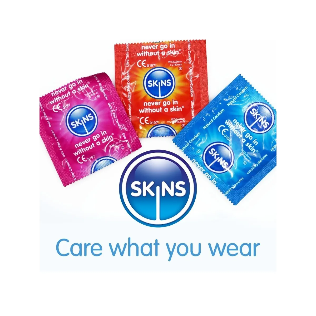 Sortierte Premium-Kondome Packung 16 von Skins | Fesselliebe.de