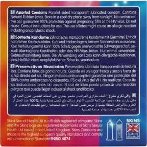 Sortierte Premium-Kondome, 4er-Stück von Skins