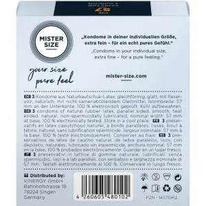 Kondomgrösse L 57 Mm (3 Stück) von Mister Size