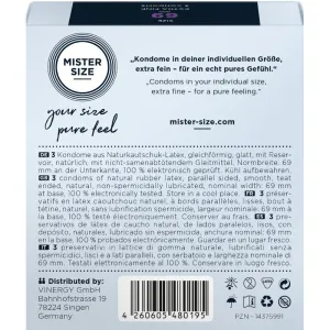 Kondome Grösse Xxxl 69 Mm (3 Stück) von Mister Size