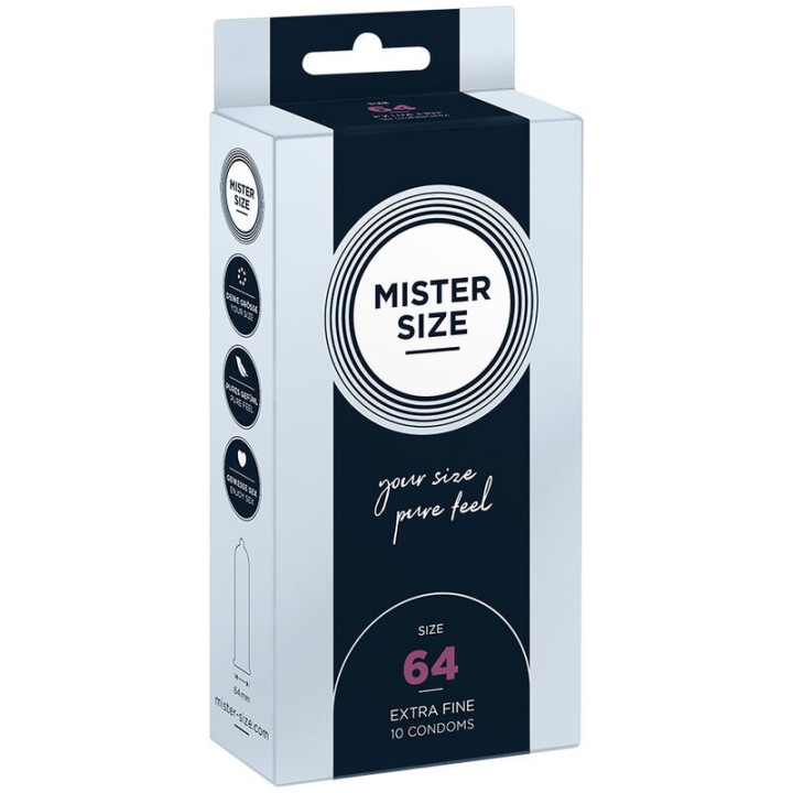 Kondome Grösse XXL 64 Mm (10 Stück) von Mister Size | Fesselliebe.de