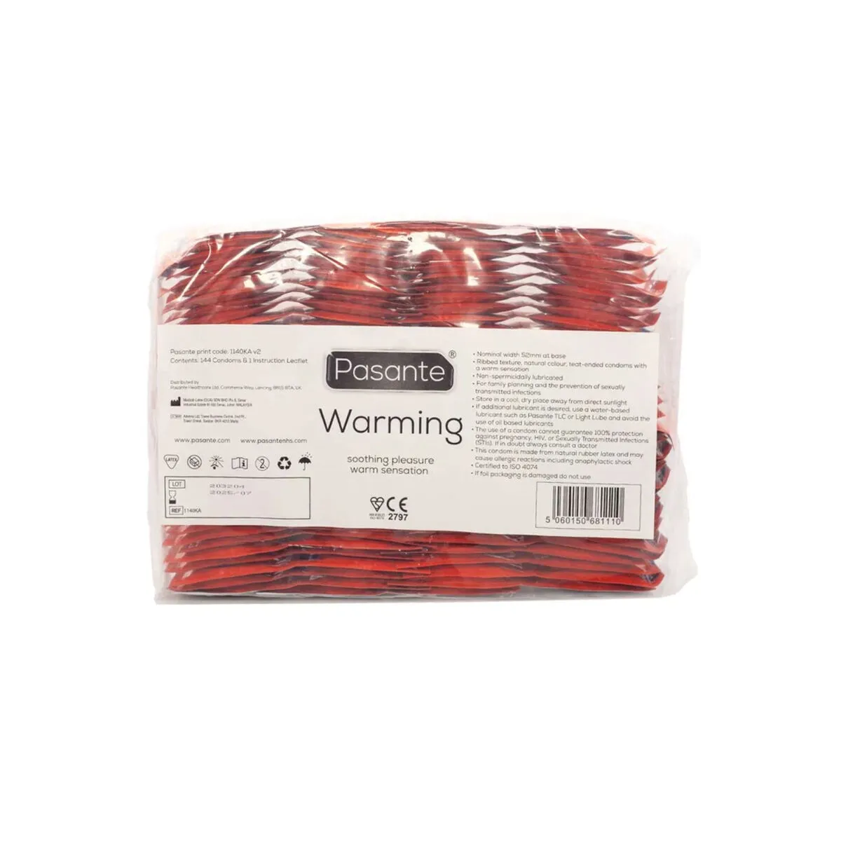 Kondome mit Wrmeeffekt, Beutel 144 Stück von Pasante | Fesselliebe.de