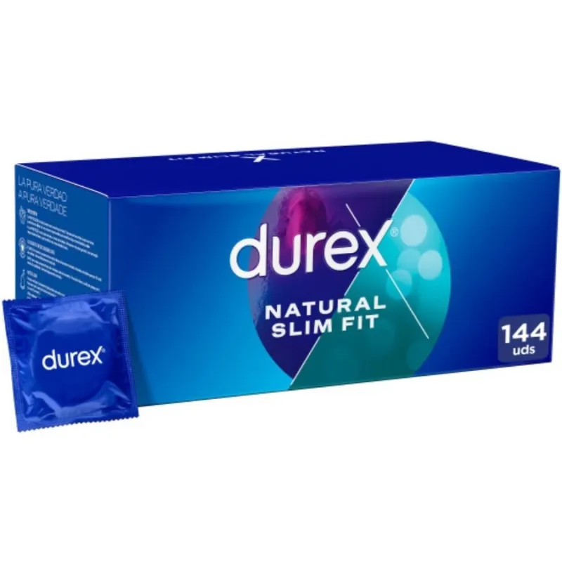 Natürliche Slim Fit Basic 144 Stück von Durex Kondoms | Fesselliebe.de