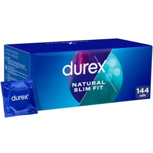 Natürliche Slim Fit Basic 144 Stück von Durex Kondoms | Fesselliebe.de