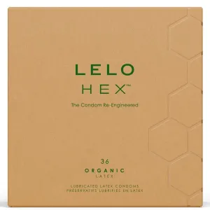 Hex Bio-Kondombox 36 Stück von Lelo | Fesselliebe.de