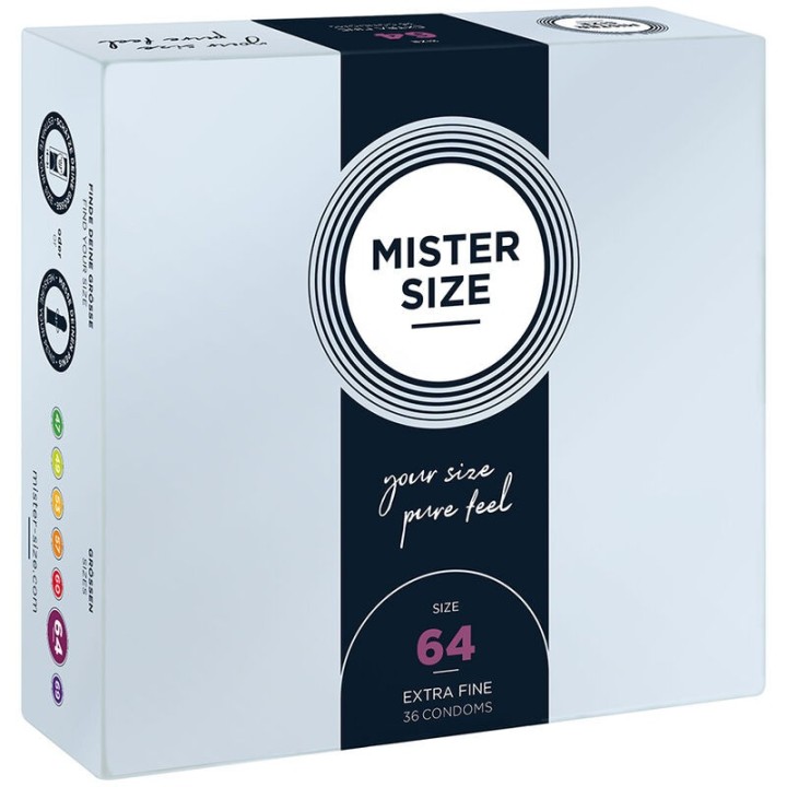 Kondome Grösse XXL 64 Mm (36 Stück) von Mister Size | Fesselliebe.de