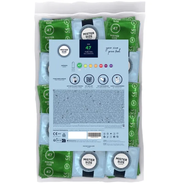 Kondomgrösse XS 47 Mm (100 Stück) von Mister Size | Fesselliebe.de