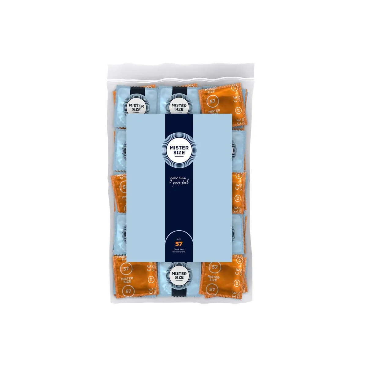 Kondomgrösse L 57 Mm (100 Stück) von Mister Size | Fesselliebe.de