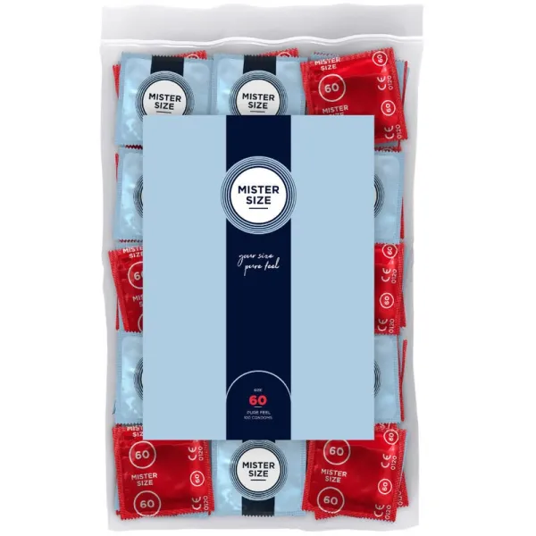 Kondomgrösse XL 60 Mm (100 Stück) von Mister Size | Fesselliebe.de