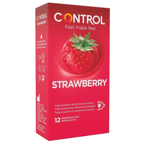 Passt Strawberry 12 Stück an von Control Kondoms | Fesselliebe.de