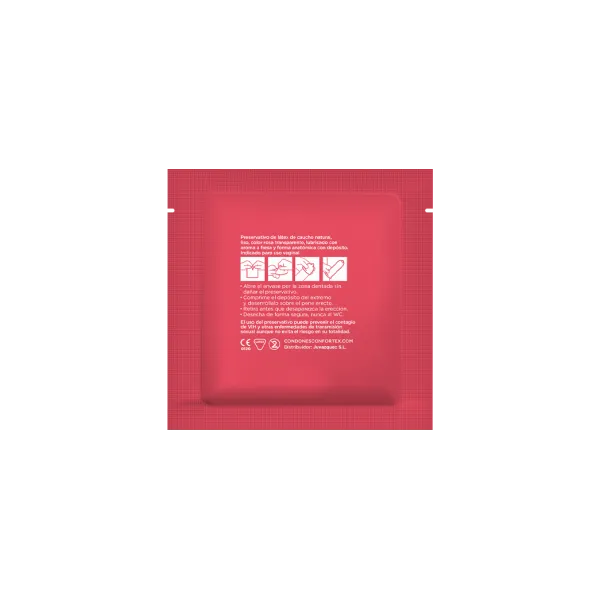 Erdbeerkondom 144 Stück von Confortex | Fesselliebe.de